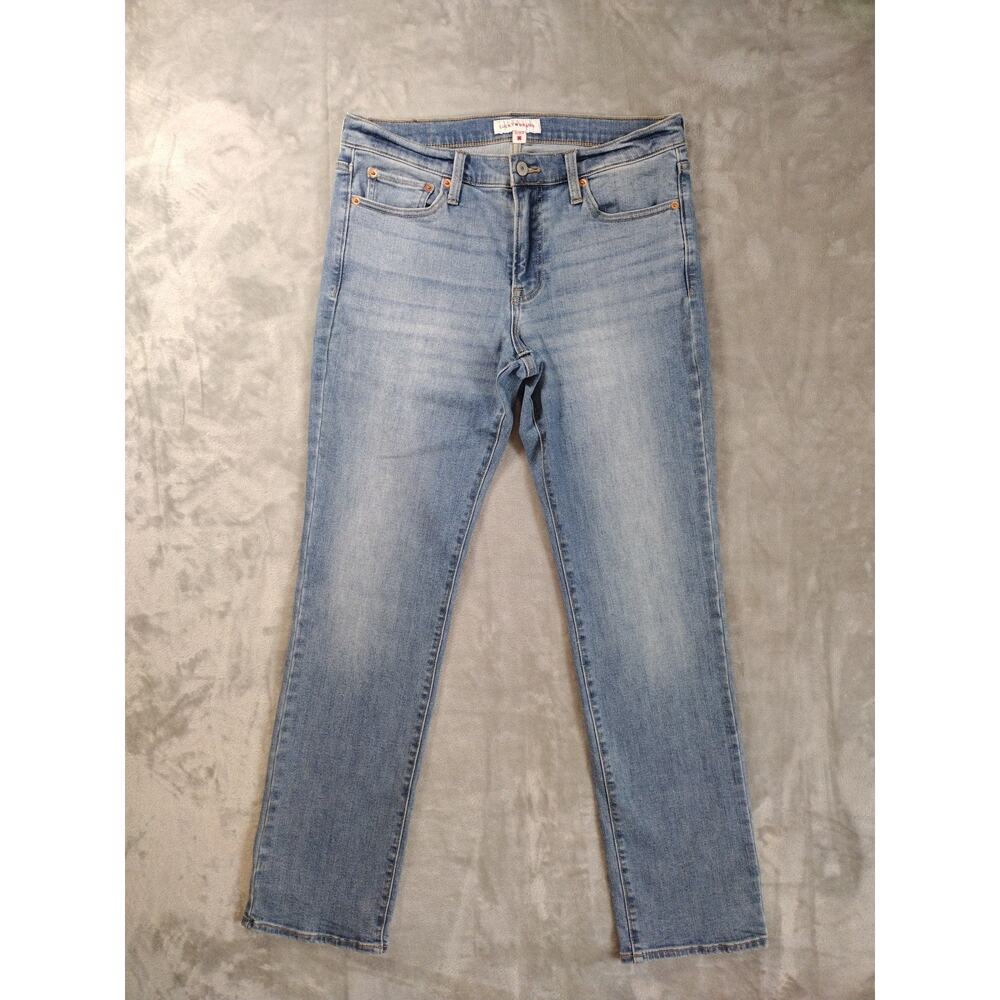Lucky Brand Sweet Jeans Womens 10/30R Mid Rise Straight Light Wash Casual USA